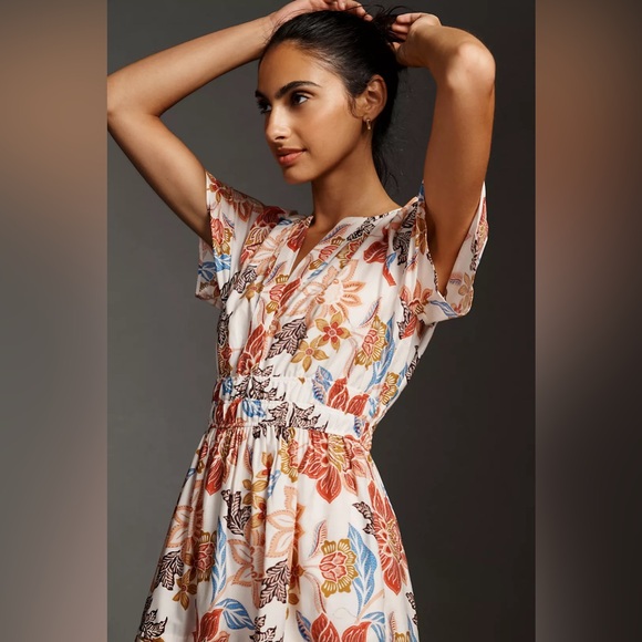 Anthropologie somerset botanical dress EUC - Picture 4 of 6